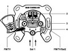 ESD 32 Sat-Stichdose 3F (TWIN-Dose) 