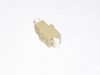 LC duplex Kupplung MM, Keramikferule  beige, RJ-45 Foot Print 