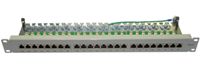 ClueNet 19"Patchpanel, 24-port Cat.6, RAL7035 